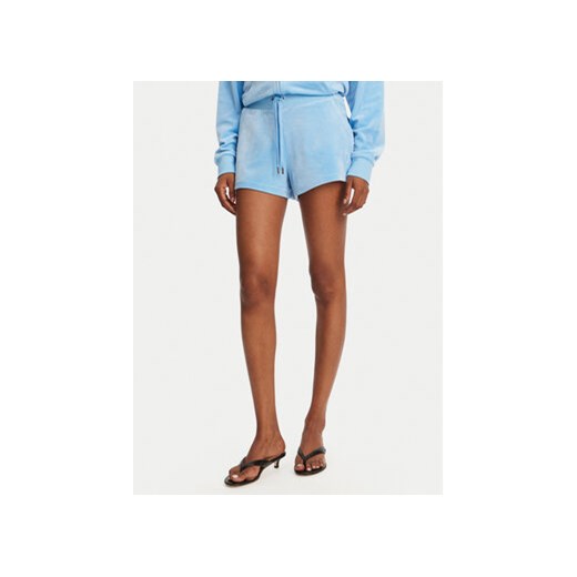Juicy Couture Szorty sportowe Eve JCBHS224801 Niebieski Regular Fit ze sklepu MODIVO w kategorii Szorty - zdjęcie 180424829