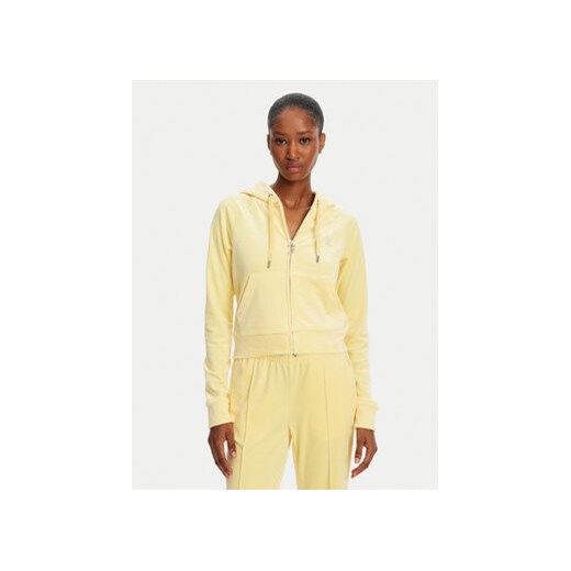 Juicy Couture Bluza Madison JCWA122001 Żółty Slim Fit ze sklepu MODIVO w kategorii Bluzy damskie - zdjęcie 180425119