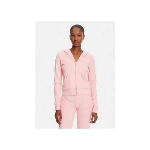 Juicy Couture Bluza Active JCSAS125401 Różowy Slim Fit ze sklepu MODIVO w kategorii Bluzy damskie - zdjęcie 180426389