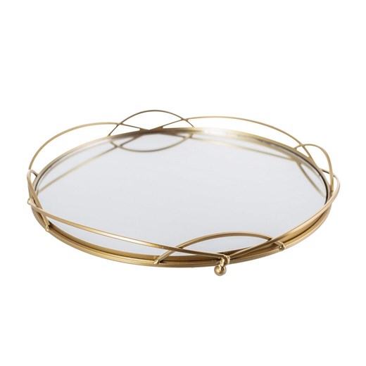 Taca Gold Mirror ⌀28cm ze sklepu dekoria.pl w kategorii Tace - zdjęcie 180427087