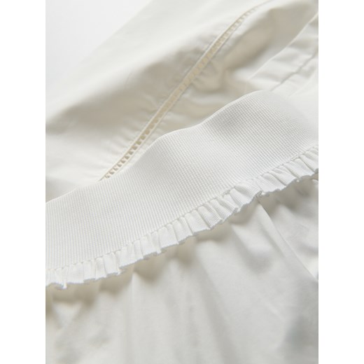 Reserved - Bawełniana spódnica mini - biały Reserved S Reserved