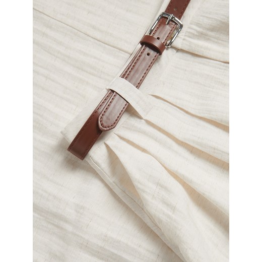 Reserved - Spódnica midi z domieszką lnu - Inny Reserved XL Reserved