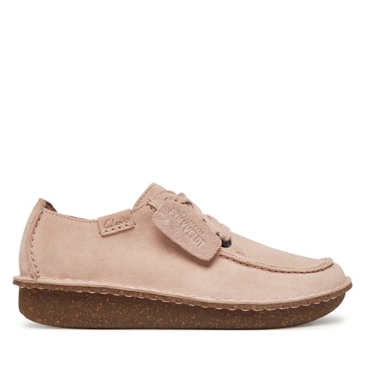 Półbuty Clarks Funny Dream 26182263 Różowy ze sklepu eobuwie.pl w kategorii Półbuty damskie - zdjęcie 180428827
