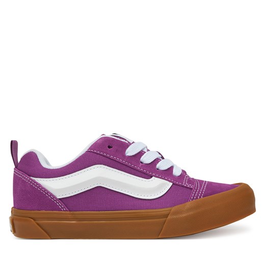 Sneakersy Vans Knu Skool VN000D2TE2T1 Fioletowy ze sklepu eobuwie.pl w kategorii Buty sportowe dziecięce - zdjęcie 180428885