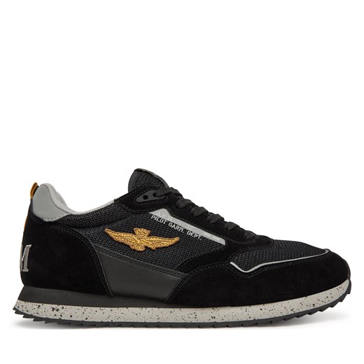 Sneakersy Aeronautica Militare 251SC288CT3545 Czarny ze sklepu eobuwie.pl w kategorii Buty sportowe męskie - zdjęcie 180428947