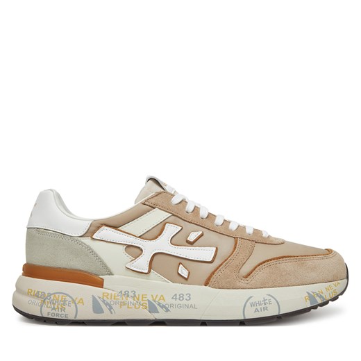 Sneakersy Premiata Mick Var 7213 Beżowy ze sklepu eobuwie.pl w kategorii Buty sportowe męskie - zdjęcie 180428965