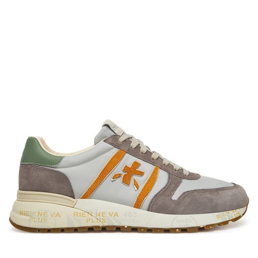 Sneakersy Premiata Lander Var 7201 Szary ze sklepu eobuwie.pl w kategorii Buty sportowe męskie - zdjęcie 180429019