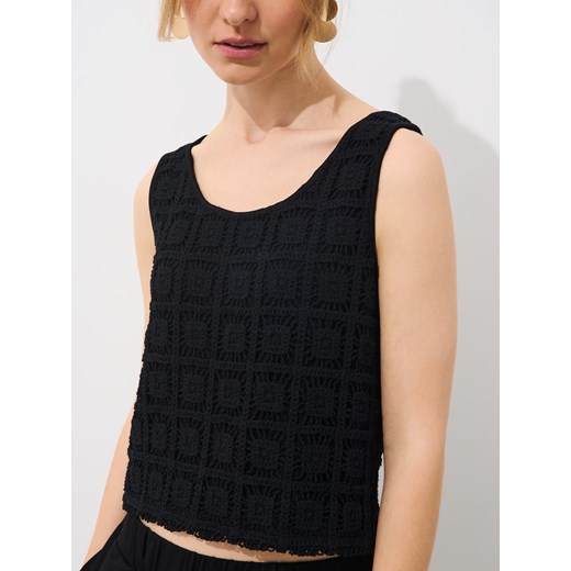 Bluzka damska Mohito z okrągłym dekoltem 