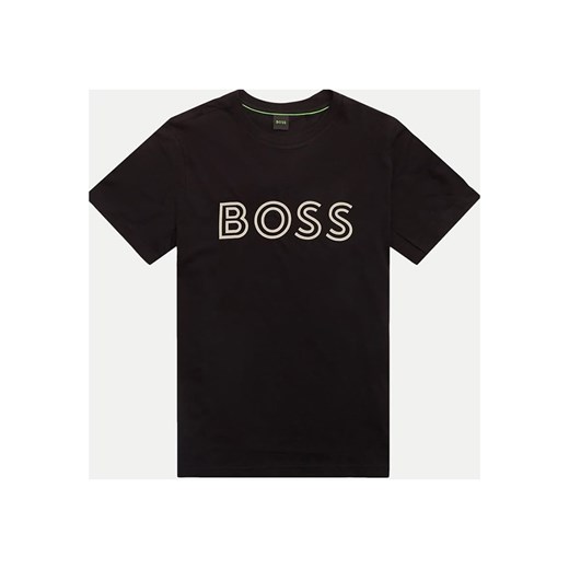 Hugo Boss Koszulka w kolorze czarnym ze sklepu Limango Polska w kategorii T-shirty męskie - zdjęcie 180431515