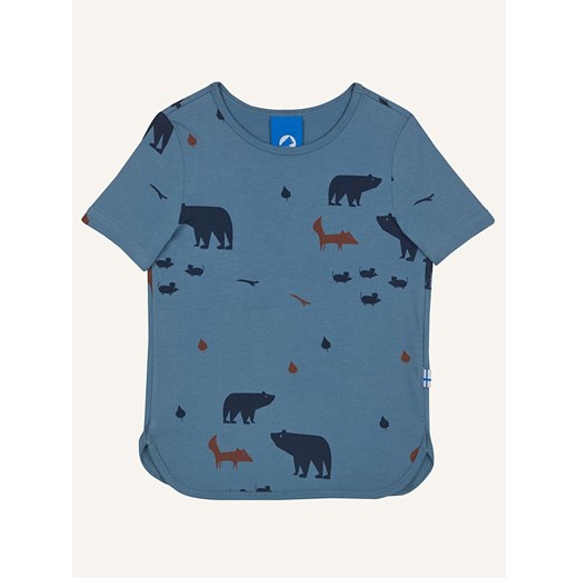 finkid Koszulka &quot;Ilta&quot; w kolorze granatowym ze sklepu Limango Polska w kategorii T-shirty chłopięce - zdjęcie 180431588