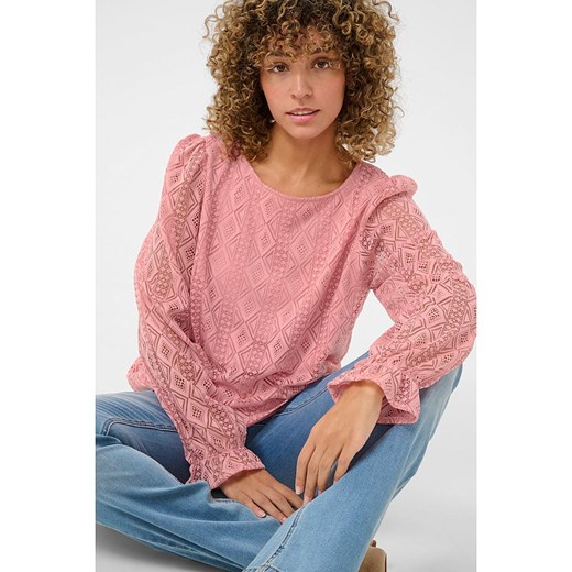 Bluzka damska Cream casual różowa