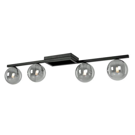 Sufitowa biała lampa z czarnym stelażem M2-B13 ze sklepu Edinos.pl w kategorii Lampy sufitowe - zdjęcie 180432228