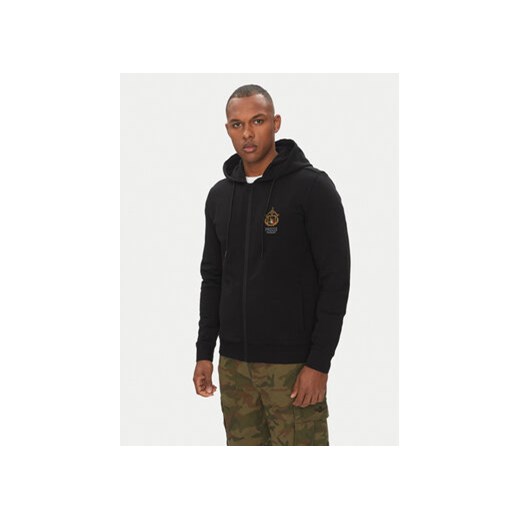 Aeronautica Militare Bluza 251FE1974F459 Czarny Regular Fit ze sklepu MODIVO w kategorii Bluzy męskie - zdjęcie 180434808