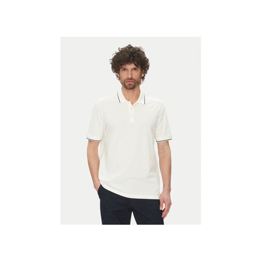 Armani Exchange Polo XM000489 AF13026 U0009 Biały Regular Fit ze sklepu MODIVO w kategorii T-shirty męskie - zdjęcie 180435338