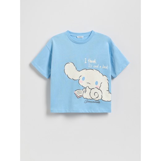 Reserved - T-shirt Cinnamoroll - jasnoniebieski ze sklepu Reserved w kategorii Bluzki dziewczęce - zdjęcie 180436498