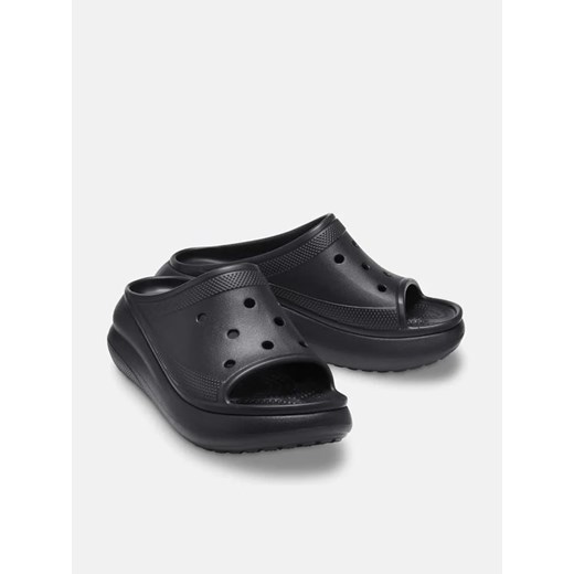 Crocs Klapki "Crush" w kolorze czarnym Crocs 38/39 okazyjna cena Limango Polska