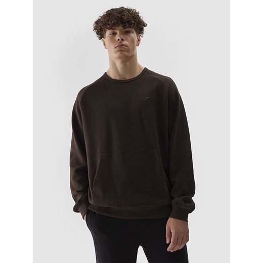 4F Bluza w kolorze brązowym ze sklepu Limango Polska w kategorii Bluzy męskie - zdjęcie 180439977