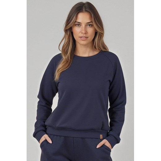 Bluza nierozpinana Vivisence 9004 granatowy ze sklepu kontri.pl w kategorii Bluzy damskie - zdjęcie 180441076