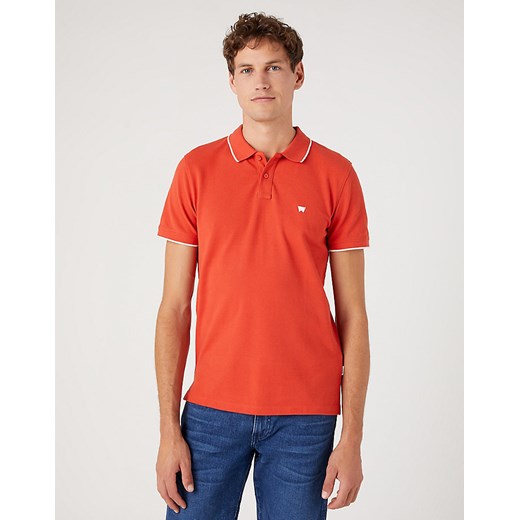 WRANGLER POLO SHIRT MĘSKA KOSZULKA POLO POLÓWKA PAPRIKA W7BHK4R41 112330857 ze sklepu YouNeedit.pl w kategorii T-shirty męskie - zdjęcie 180441265