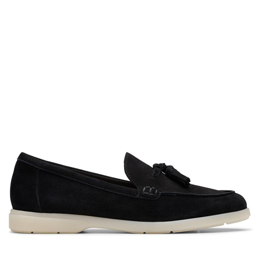 Mokasyny Clarks Narini Edge 26181450 Czarny ze sklepu eobuwie.pl w kategorii Mokasyny damskie - zdjęcie 180441506