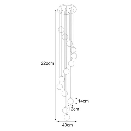Lampa wisząca Lumes