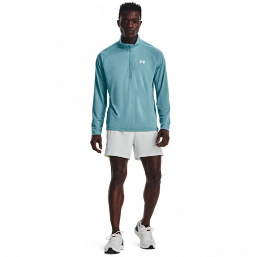 Męskie spodenki do biegania Under Armour LAUNCH ELITE 5'' SHORT - białe ze sklepu Sportstylestory.com w kategorii Spodenki męskie - zdjęcie 180441938