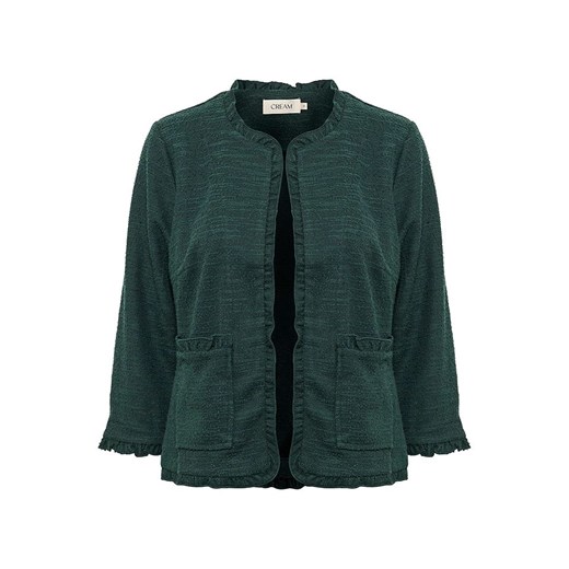Sweter damski Cream z dekoltem w serek