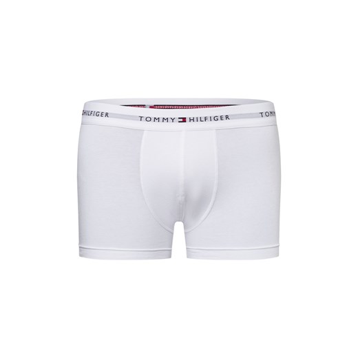 Tommy Hilfiger Obcisłe bokserki pakowane po 3 szt. Mężczyźni Bawełna biały jednolity ze sklepu vangraaf w kategorii Majtki męskie - zdjęcie 180447128