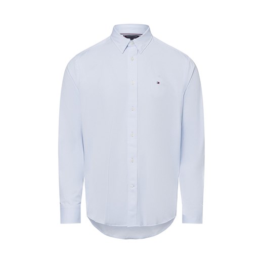 Tommy Hilfiger Koszula męska Mężczyźni Regular Fit jasnoniebieski wzorzysty ze sklepu vangraaf w kategorii Koszule męskie - zdjęcie 180447195