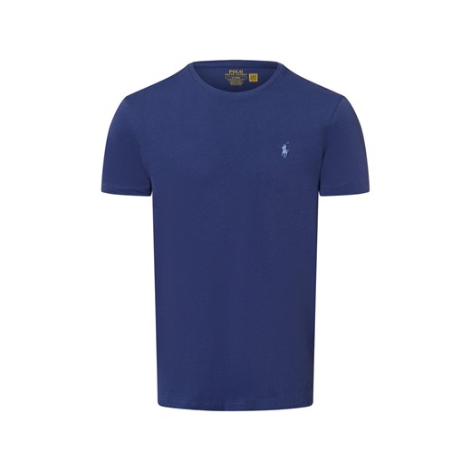 Polo Ralph Lauren Koszulka męska Mężczyźni Bawełna granatowy jednolity ze sklepu vangraaf w kategorii T-shirty męskie - zdjęcie 180447347
