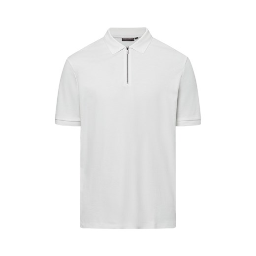 Finshley & Harding Męska koszulka polo Mężczyźni Bawełna écru jednolity ze sklepu vangraaf w kategorii T-shirty męskie - zdjęcie 180447366