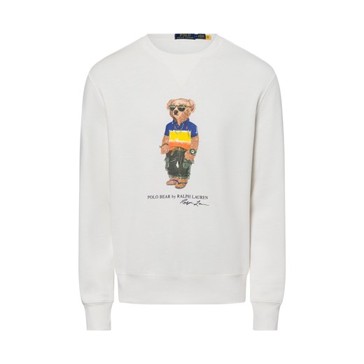 Polo Ralph Lauren Bluza męska Mężczyźni écru nadruk ze sklepu vangraaf w kategorii Bluzy męskie - zdjęcie 180447377