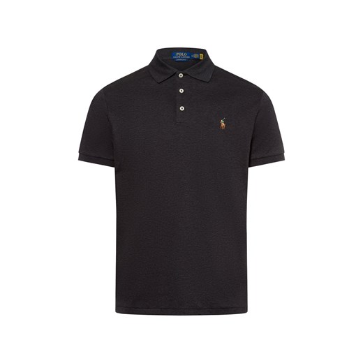 Polo Ralph Lauren Męska koszulka polo Mężczyźni Bawełna antracytowy marmurkowy ze sklepu vangraaf w kategorii T-shirty męskie - zdjęcie 180447379