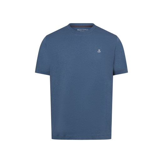 Marc O'Polo Koszulka męska Mężczyźni Bawełna niebieski jednolity ze sklepu vangraaf w kategorii T-shirty męskie - zdjęcie 180447415