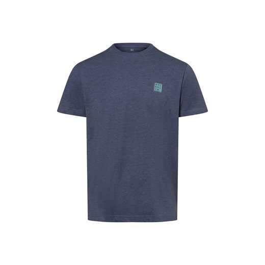 Nils Sundström Koszulka męska Mężczyźni Bawełna granatowy marmurkowy ze sklepu vangraaf w kategorii T-shirty męskie - zdjęcie 180447468