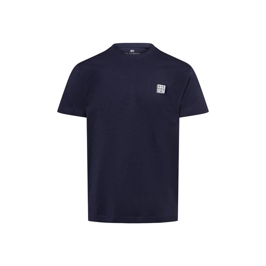Nils Sundström Koszulka męska Mężczyźni Bawełna indygo marmurkowy ze sklepu vangraaf w kategorii T-shirty męskie - zdjęcie 180447469