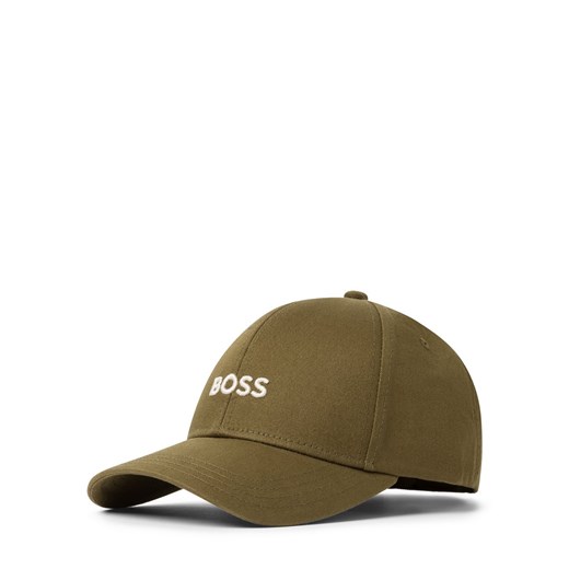 BOSS Męska czapka z daszkiem Mężczyźni Bawełna khaki jednolity ze sklepu vangraaf w kategorii Czapki z daszkiem męskie - zdjęcie 180447519