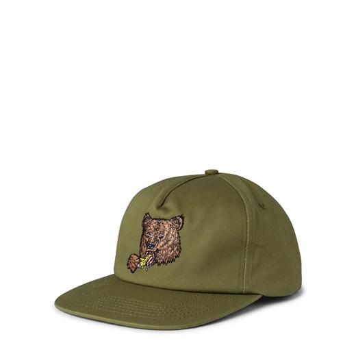 Santa Cruz Czapka męska - Braun Great Outdoors Snapback Mężczyźni Bawełna oliwkowy jednolity ze sklepu vangraaf w kategorii Czapki z daszkiem męskie - zdjęcie 180447616