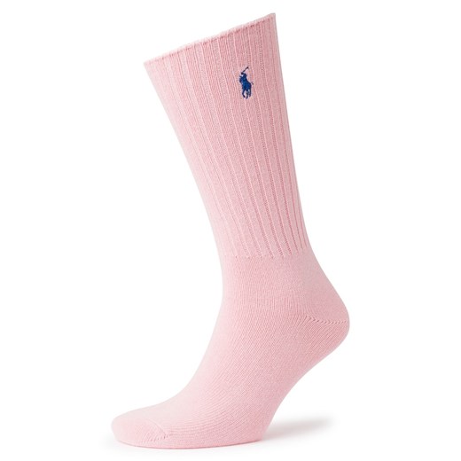Polo Ralph Lauren Skarpety Mężczyźni Bawełna różowy jednolity ze sklepu vangraaf w kategorii Skarpetki męskie - zdjęcie 180447627