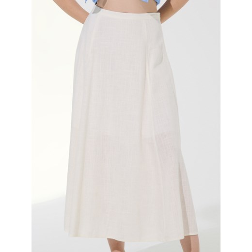 Spódnica Sinsay midi wiosenna 