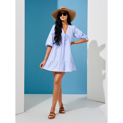 Sukienka Sinsay maxi z długim rękawem