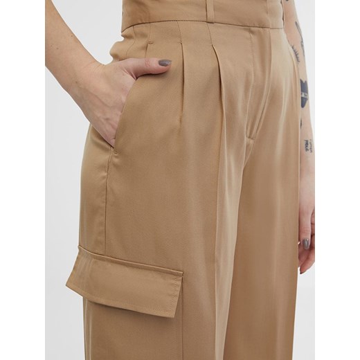 Spodnie damskie brązowe ORSAY 