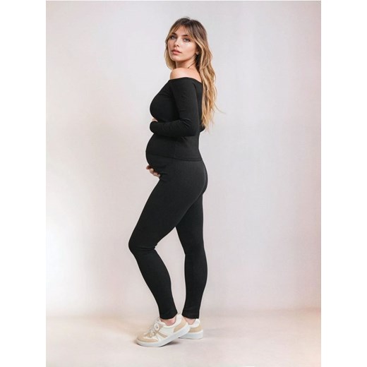 Sinsay - Legginsy MAMA - czarny ze sklepu Sinsay w kategorii Spodnie damskie - zdjęcie 180449549