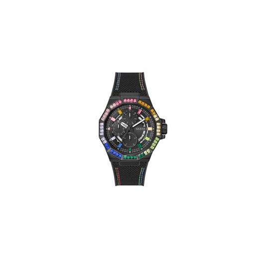 Guess Zegarek GW0701G1 Czarny ze sklepu MODIVO w kategorii Zegarki - zdjęcie 180449686