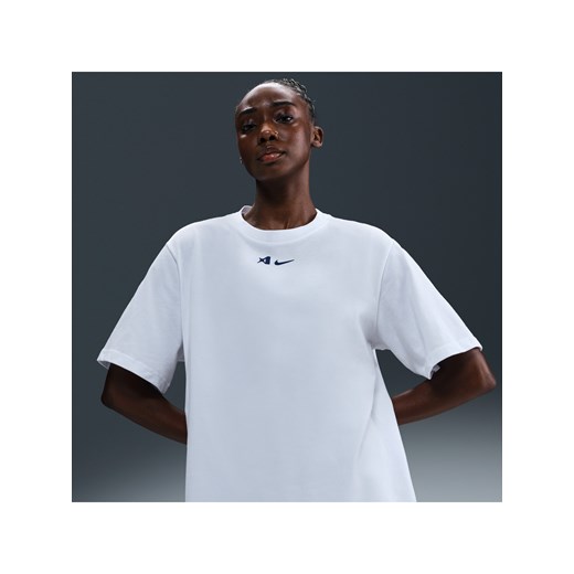 Bluzka damska Nike z krótkim rękawem z okrągłym dekoltem 
