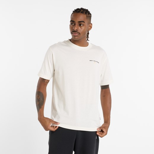 Koszulka męska New Balance MT51507SST – biała ze sklepu New Balance Poland w kategorii T-shirty męskie - zdjęcie 180450885