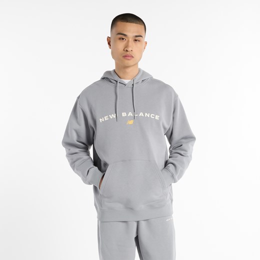 Bluza męska New Balance MT51516YST – szara ze sklepu New Balance Poland w kategorii Bluzy męskie - zdjęcie 180450886