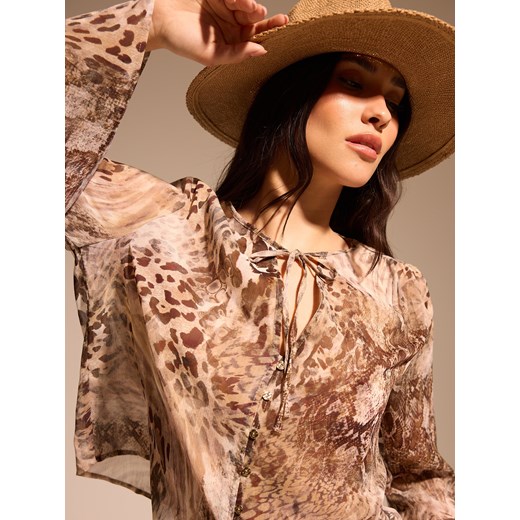 Mohito - Słomkowy kapelusz - beżowy Mohito M/L Mohito