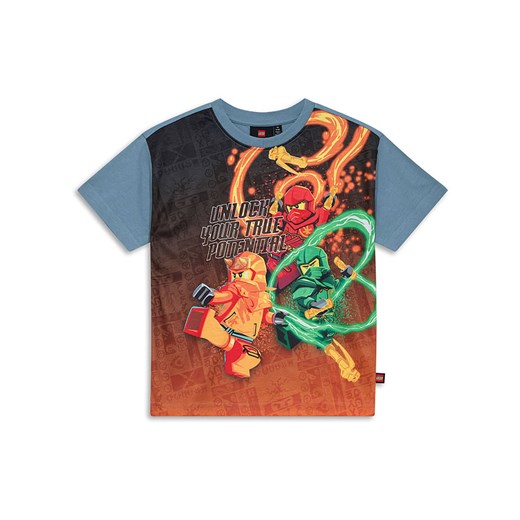 LEGO Koszulka w kolorze niebiesko-pomarańczowym ze sklepu Limango Polska w kategorii T-shirty chłopięce - zdjęcie 180453599