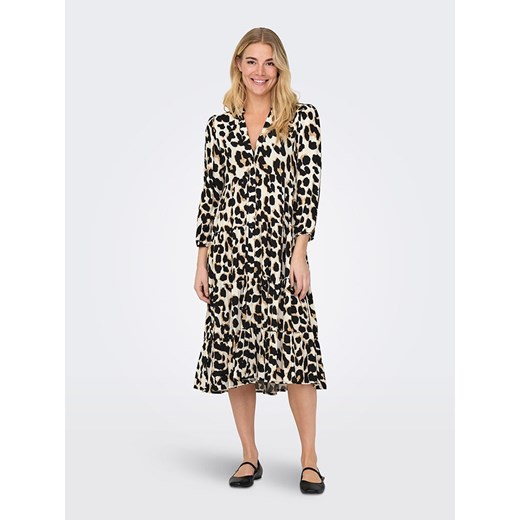 Sukienka ONLY midi z wiskozy 